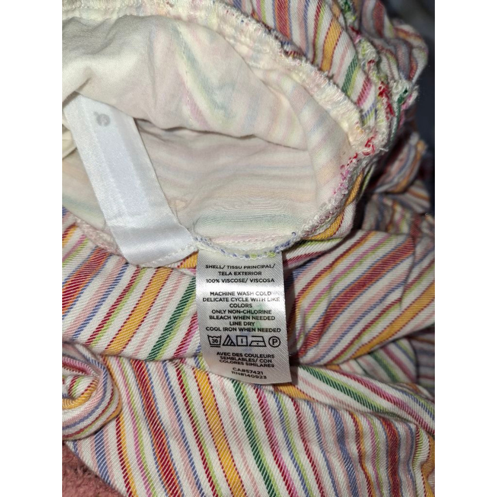 Lou & Grey for LOFT womens Striped Jumpsuit XS Multi-color beach - Picture 6 of 6